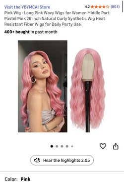 Pink Wig