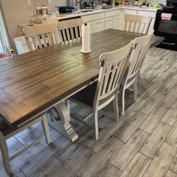 Dining Table With 6 Chairs 