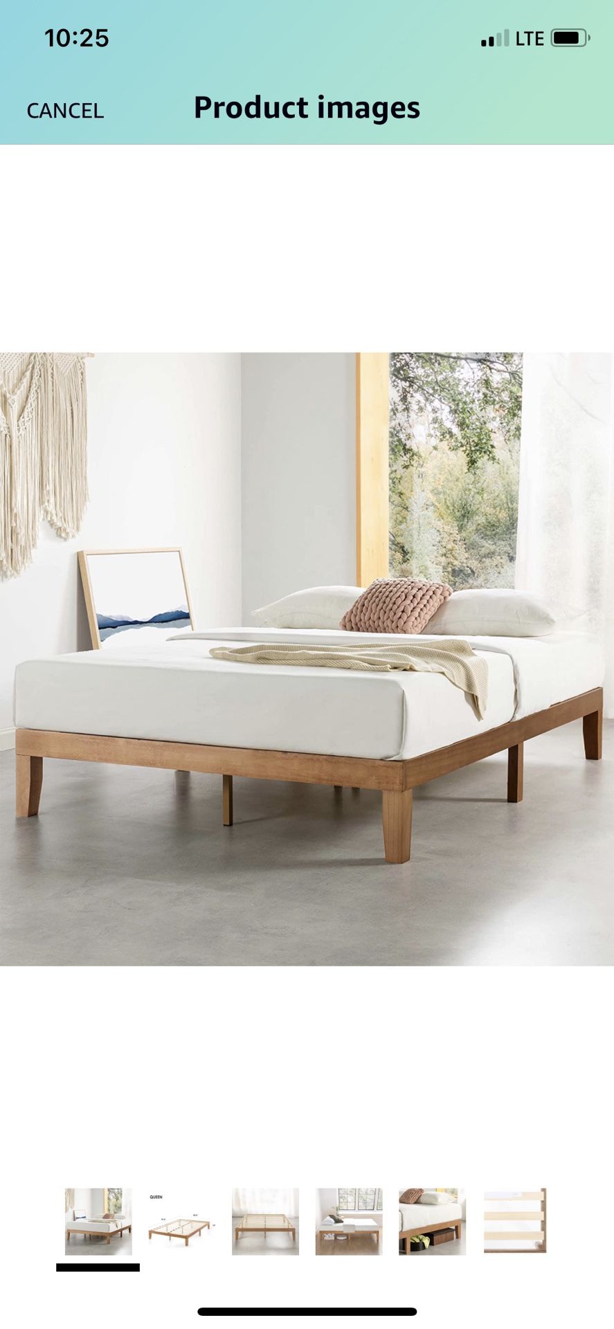 Bed Frame- Solid Wood