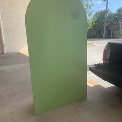 Wooden Back Drop Now