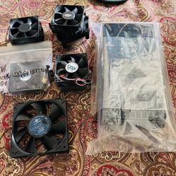 Computer, Desktop Cooling Heatsink and fan assembly Name Brands Sizes And Applications AVC, ASUS, Vantec, Foxconn 