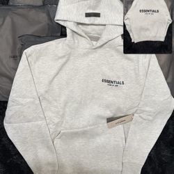 Light Oatmeal Essentials Hoodie