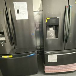 French Door Stainless Steel Samsung Fridge up to 50% Off MSRP