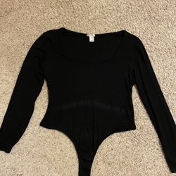 2X Black Bodysuit 