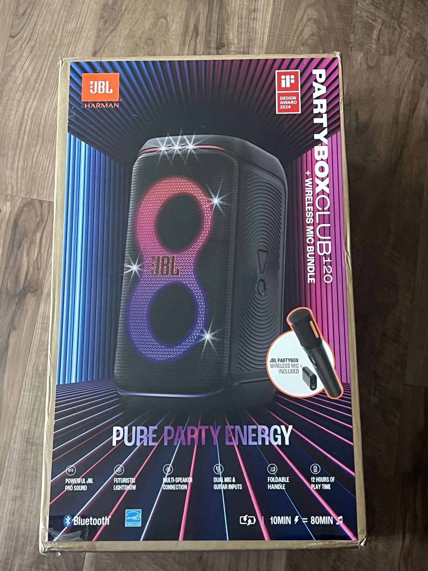 JBL PartyBox 120 With Mic Included