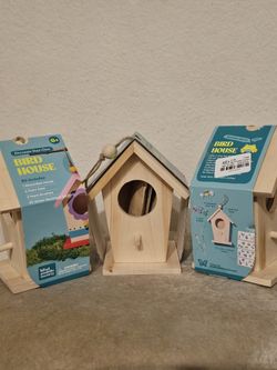 Mud Puddle Society 4pc Bird House Garden Art Kit
