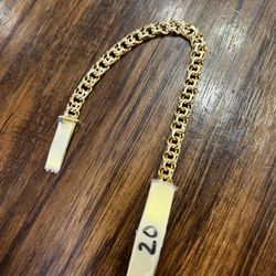10Kt Gold Chino Bracelet 