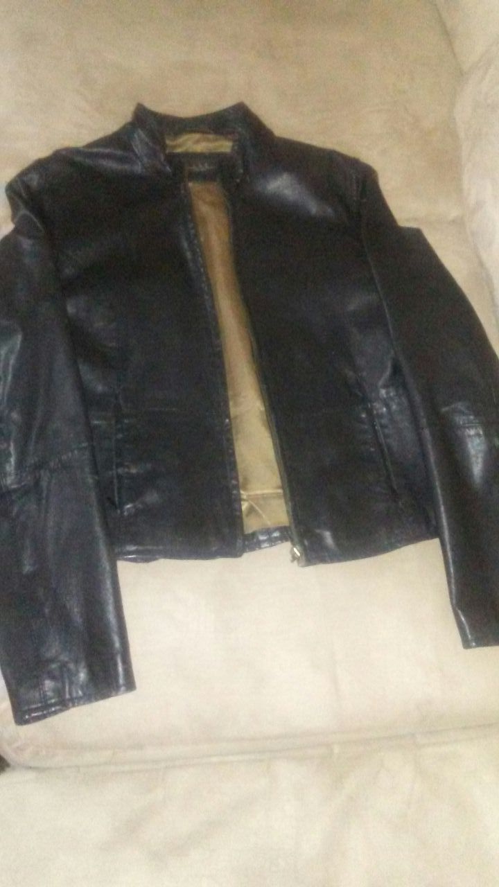 Women leather jacket