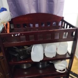 OBO Sturdy Wooden Baby Changing Table