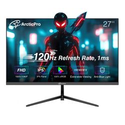 ArcticPro 27 inch Monitor 120Hz, FHD 1080p