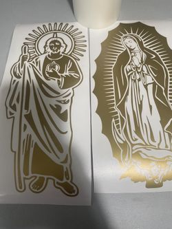 Decal San Judas Y Virgen