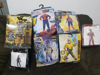 Spiderman iron man bumble bee batman costumes
