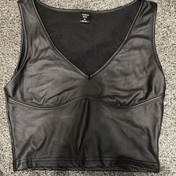 SHEIN Black Tank Crop Top