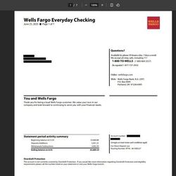 Bank Statements & Pay Stubs