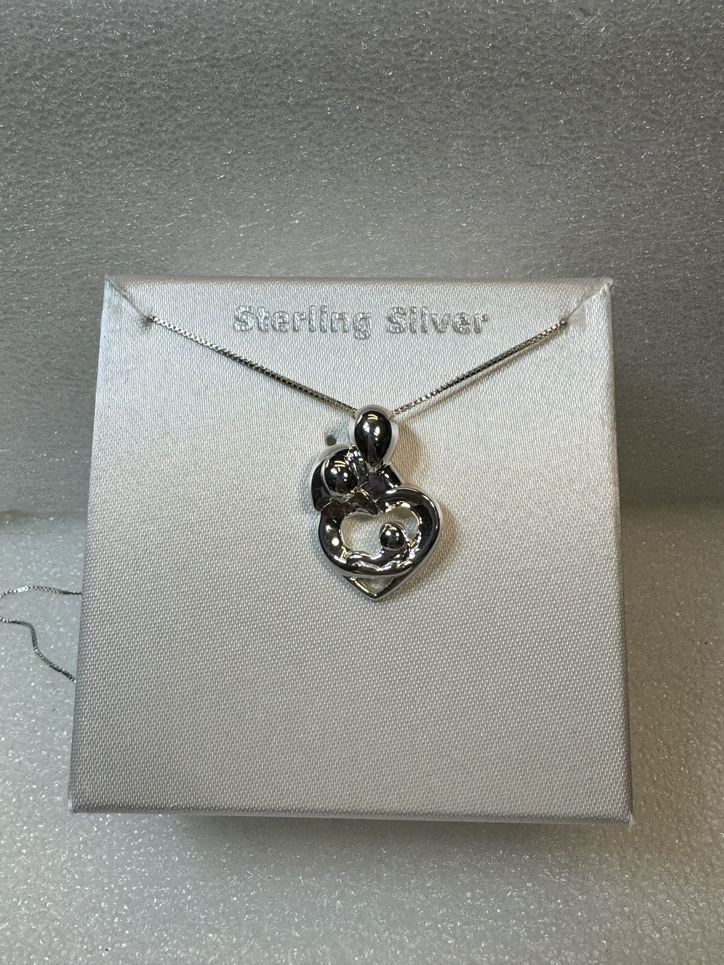 925 Sterling Silver Family Is Stronger Together Necklace 18”