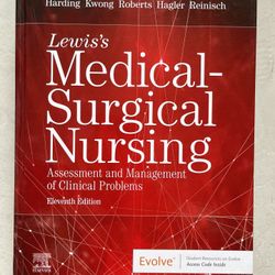 Lewis’s Medical Surgical Nursing $10