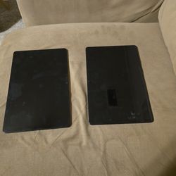 Two Samsung Galaxy Tab A9+