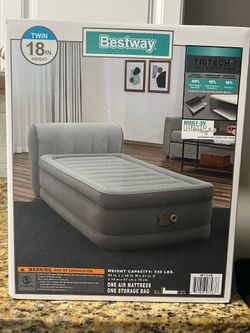 Twin size air mattress with headboard by Bestway