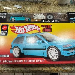 Mattel Brick Shop Hot Wheels Custom 90 Honda Civic EF
