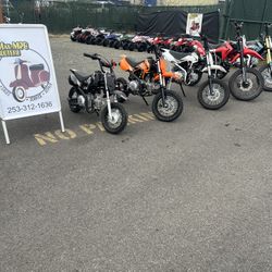 Dirt Bikes, Pit Bikes, Atvs And More!! 