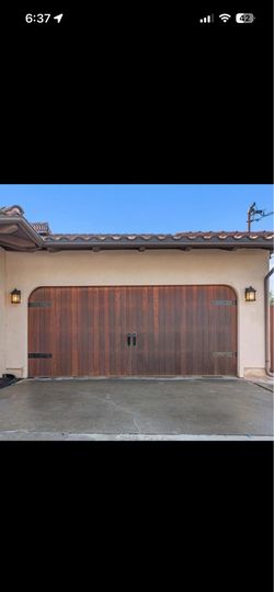 Garage door trim
