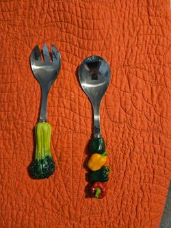 Vintage Salad Servers
