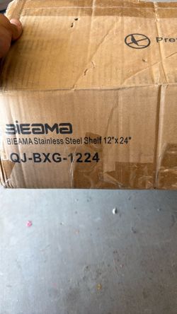 Stainless steel shelf 12’’x 24’’