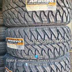 35*12.50/20 ARROYO TAMAROCK MT Set of 4 tires 🏁Mounted same day 
📲 Call / DM for a quote.
