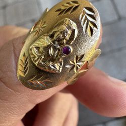 14k Solid Gold Ring 