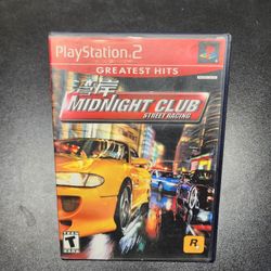 Midnight Club Street Racing PS2 CIB with Manual Greatest Hits Excellent Disc