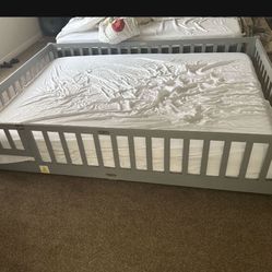 Queen Floor Montessori Bed New 