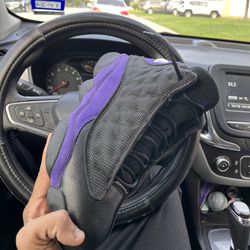 Jordan 13s Purple N Black