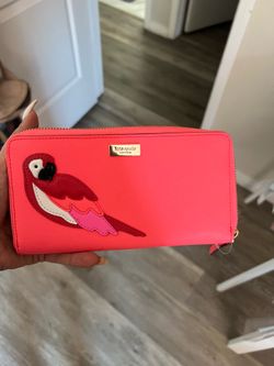 Kate Spade Parrot Talk the Talk Zip Around Wallet
