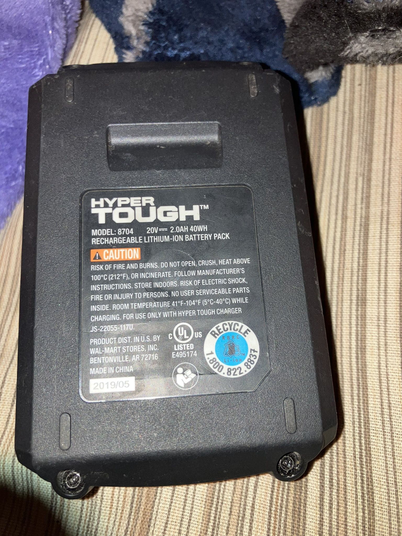Hyper Tough 20V Max- Lithium