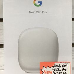 Google Nest Wi-Fi Pro Wi-Fi 6E Mesh Router Brand New 