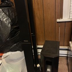 Panasonic Speakers And Base 