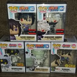 Funko pop Animate Naruto Shippuden with Protector Cases 