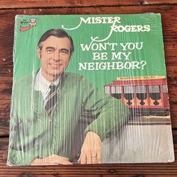 Mister Roger’s 1972 LP Vinyl Album Original Wrapping Shrink Wrap