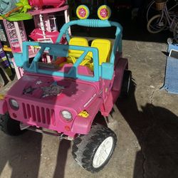 Barbie Jeep Car