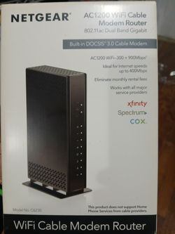 Cable Moden Router .AC1200.