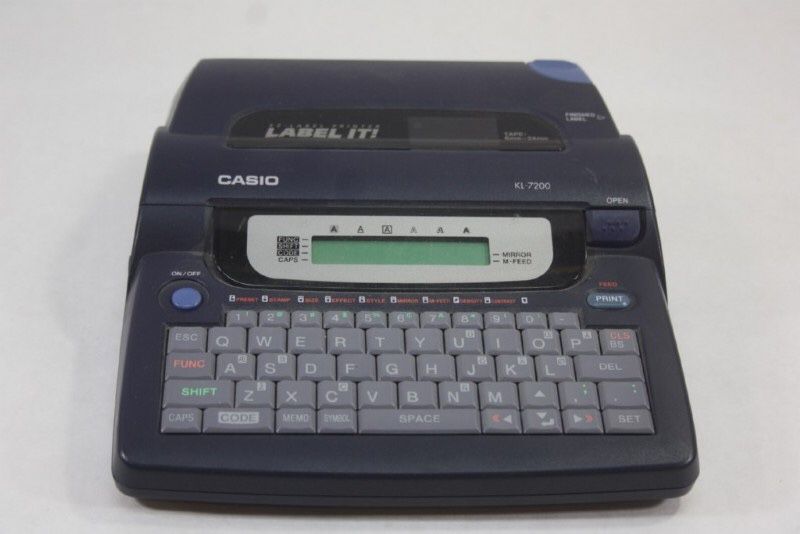 Casio label it EZ label printer