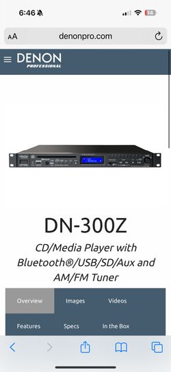 Brand New JBL Speaker And Denon Audio Receiver System For DJ Or Large Area