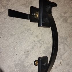 Flat Black Front Door Handle 