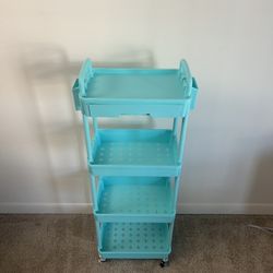 Goovilla 4 Tier Rolling Utility Cart Organizer with Removable Drawer,