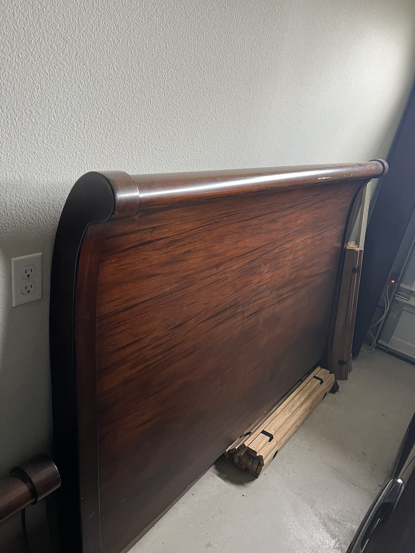 Pottery Barn California king Sleigh Bed
