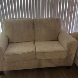 Small Couch Just Cleaned And New Cushions