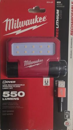 Milwaukee 550 Lumens LED REDLITHIUM USB