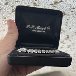 Diamond tennis bracelet from Macy’s