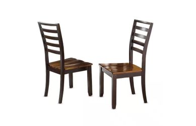 NEW! STEVE SILVER Abaco Brown Chair Set (2)