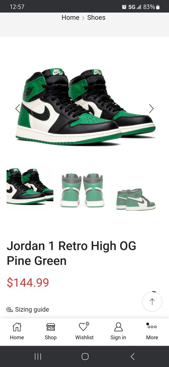 JORDANS FOR SALE WORE 3 TIMES
